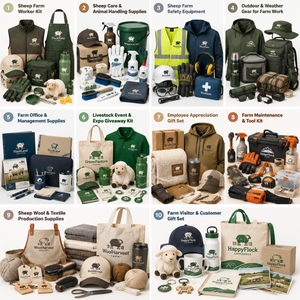 Taza de cerámica personalizada, Calendario de escritorio, Carpeta de presentación, Bolsa de compras de tela no tejida, Peluche de vaca, Gorra de camionero, Regalos promocionales de granja ganadera - Product Image 2