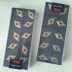 DNMG150408-UF YG3115 Triangle Tungsten Carbide Turning <b>Tool</b> Inserts HRC45 Hardness for CNC <b>Lathe</b> - Product Image 5