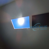 Panneau lumineux LED intelligent Tuya 90 degrés 2x4 pour fenêtre, ciel artificiel avec lumière bleue pour plafond, faux panneau