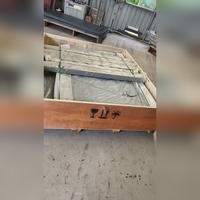 Panneau découpé au laser en aluminium 6063 sur mesure, feuille d'aluminium thermolaquée pour clôture de façade