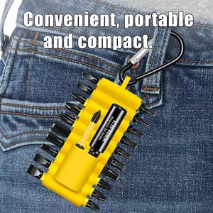 22-Piece Portable <b>Phillips</b> <b>Screwdriver</b> Bit <b>Set</b> S2 Steel Magnetic Electric Tool Kit 25mm Length - Product Image 5