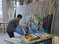 Photo personnalisée décor à la maison peinture personnalisée Art mural peinture à la main
