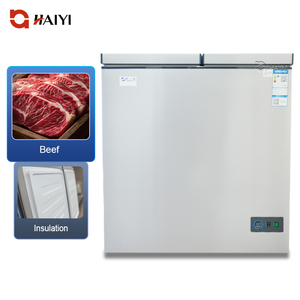 Tủ đông ngực thương mại tiếng ồn thấp Tủ đông ngực biến tần đôi cửa nhỏ gọn 200 lít tủ đông sâu thương mại cho cửa hàng - Product Image 1