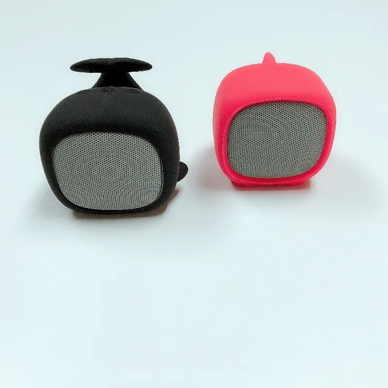 V5.0 Speaker BT kartun mini mikro portabel, Speaker BT dengan bahan ABS untuk anak-anak