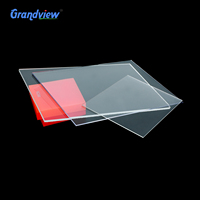 Vente en gros d'usine chinoise : Plaque acrylique transparente en plexiglas 2440*1220mm, 3mm, 4.5mm, 12.7mm