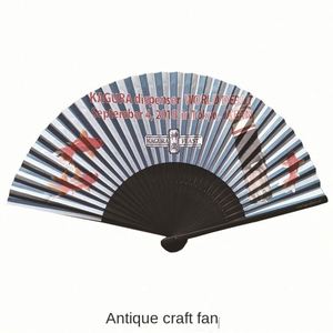 White Custom DIY Bamboo <b>Hand</b> <b>Fan</b> Painted Printed Logo Personalized Wedding <b>Hand</b> Held Portable Blank Paper <b>Fan</b> - Product Image 5