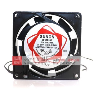 SUNON SF8025AT พัดลมแกน 80 มม. 220V 2800RPM พัดลมระบายความร้อนแบบป้องกันความต้านทาน - Product Image 1
