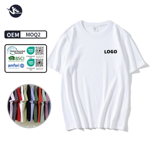 Di alta qualità Unisex copertura della pompa a tracolla t-shirt manica corta Logo personalizzato ampia sfumata Oversize 250G <span class=keywords><strong>felpa</strong></span> - Product Image 1