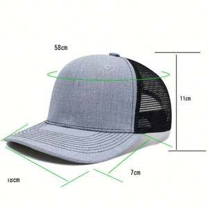 Gorra Trucker Personalizada de Malla Desgastada de 6 Paneles de Alta Calidad ZG, Gorra Richardson 112 para Hombre con Bordado - Product Image 3