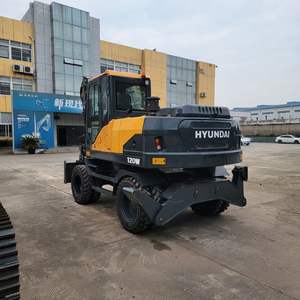 Neue Hyundai R120wm 9ton-10tons Rad bagger Fabrik Direkter Preis Stabile Leistung 1 Jahr Motor pumpe Zahnrad greifer Greifer klemme - Product Image 5