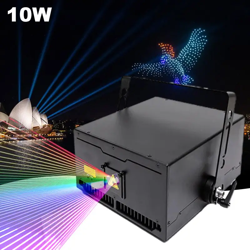 Cor rgb animação sistema para casamento projeção feixe exterior laser luz show machine