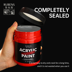 Rubens Factory Direct Sales 100ml Grande capacité 48 couleurs Pigment acrylique personnalisé Vente en gros Pigment de <span class=keywords><strong>peinture</strong></span> sûr non toxique - Product Image 2