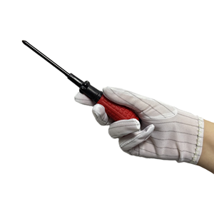 Guantes Antiestáticos <span class=keywords><strong>ESD</strong></span> para Coser, Sin Pelusas, de Poliéster, para Cuarto Limpio, para Línea de Ensamblaje, en Existencia - Product Image 2