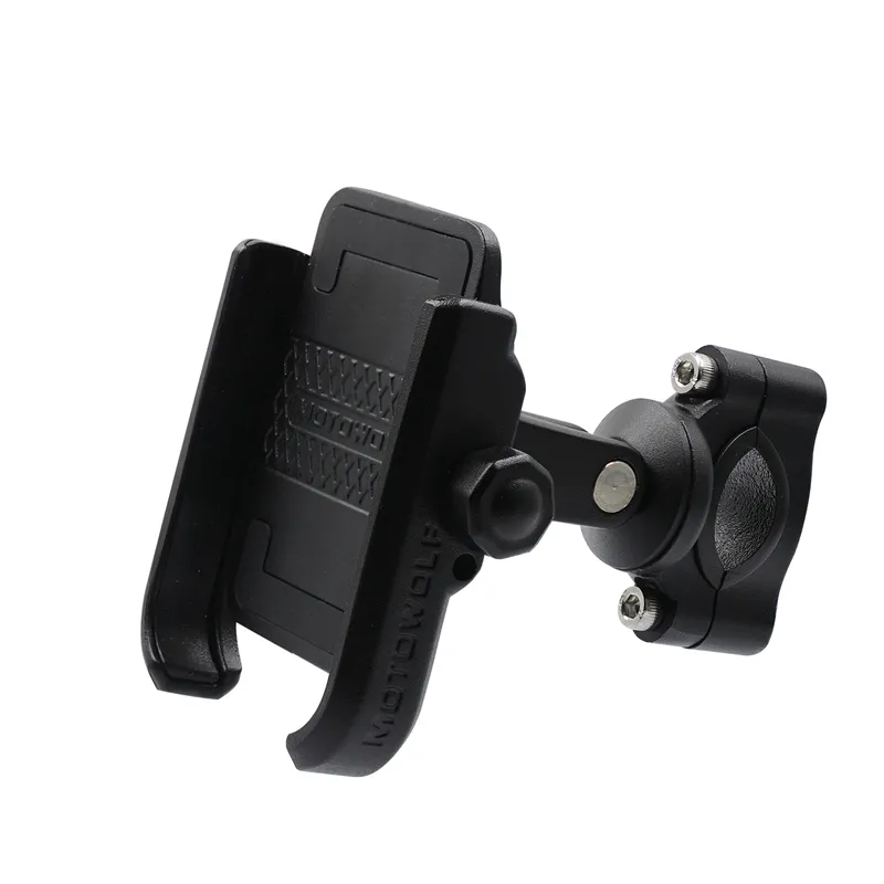 Aluminium Alloy 360 Rotating Cellphone Stand Universal Waterproof Motorcycle Bike Mobile Phone Holder for 4-7 Inch Mobile Phones