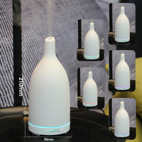 Diffuseur d'aromathérapie en pierre de céramique 100ml Diffuseurs électriques avec lumières colorées