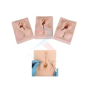 Klinik beceriler uygulama Vulva Suturing eğitim simülatörü episiotomi dikiş pedi Vulva sütür eğitim modeli