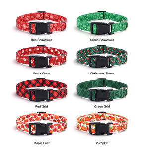 <span class=keywords><strong>Collar</strong></span> Personalizable con Temática Navideña de Liberación Rápida para Mascotas Pequeñas, Nailon, Poliéster, PU, Algodón, Estampado <span class=keywords><strong>Animal</strong></span>, Cintas, Corbatín para Perros - Product Image 5
