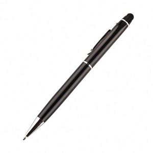 2 in 1 Soft Rubber Touch Screen Stylus Ballpoint Promotional Metal Custom <b>Pen</b> With Logo - Product Image 2