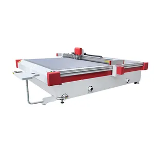 Karton Plotter pemotong pola Flatbed untuk membuat sampel karton dan pesanan khusus