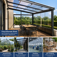 Plaque en polycarbonate transparente antistatique sur mesure pour salle blanche 1220x2440mm, empêchant l'attraction de la poussière, panneau solide en PC