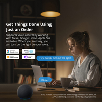Sakelar Dinding Pintar SONOFF M5 EU US Matter ESP32 Dua Arah EWeLink Kontrol Suara Smart Scene Berfungsi dengan Alexa Google Home Alice Hotel