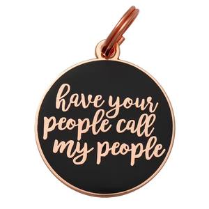 个性化小狗标签不锈钢雕刻宠物标签定制字母硬珐琅狗名称Id标签 - Product Image 3