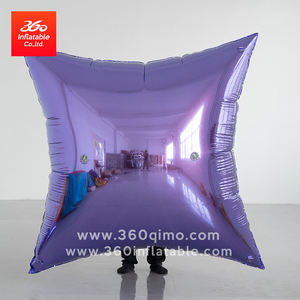 360 ballons holographiques en PVC brillant de Noël gonflable, grand sac miroir brillant gonflable pour décor publicitaire de fête d'événement - Product Image 4