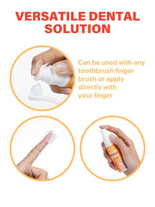 Dentifrice pour chat avec logo personnalisé, sans rinçage, avec brosse à <span class=keywords><strong>doigt</strong></span>, dentifrice pour animaux de compagnie - Product Image 6