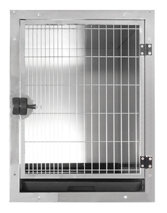 Gabbia per Cani in Acciaio Inox 304 ad Angolo Retto Traspirante per Uso Domestico - Product Image 3