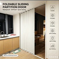 Porte coulissante pliante professionnelle en PVC imperméable pour salle de bain, salon, bureau, usage extérieur - Porte accordéon
