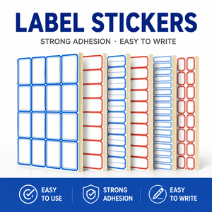 Étiquettes autocollantes vierges pour usage en laboratoire, résistantes aux solvants et aux basses températures, pour l'identification des échantillons - Product Image 1