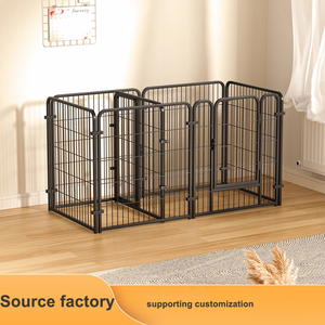 Recinto per Cani Personalizzato Resistente e Impermeabile, Box per Cani di Alta Qualità Realizzato in Tubo d'Acciaio e Filo di Ferro, Recinto per Cuccioli - Product Image 2