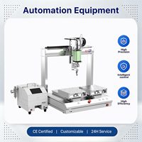 Robot de distribution automatique à double plateforme guidé, système d'application de colle de table personnalisable