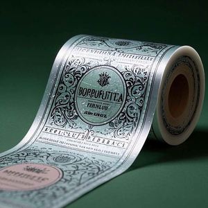 Film d'étanchéité pelable en velours d'aluminium de luxe Film alimentaire imprimé avec logo personnalisé pour emballage de collation au lait pour biscuits au yaourt à base de plantes - Product Image 1