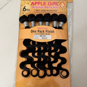 Cabello Virgen Indio 1B Negro Natural, 6 Paquetes, Ondulado, Ondulado Profundo, Rizado Francés/Jerry/Kinky, Cabello Humano de Alta Calidad, Sin Reseñas - Product Image 3