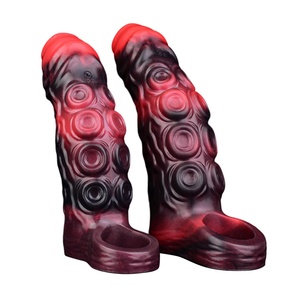 Funda Vibradora para Pene Monster Octopus, Extensor de Pene, Alargador de Pene, Retrasador de Eyaculación, Condón de Silicona, Juguetes Sexuales, Mayorista - Product Image 2
