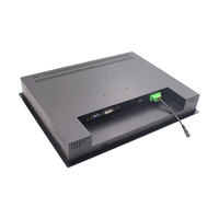 Moniteur tactile industriel à cadre ouvert de 17 pouces, résistif, pour panneaux CNC, noir, interface USB/série, rapport d'aspect 5:4