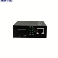 Identificateur de fibre optique 10/100M WDM, fibre unique monomode 20KM SC pour caméra IP, certifié CE RoHS