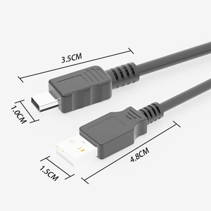 Tùy chỉnh USB 2.0 3.0 USB một 90 để Mini USB 90 cáp 30cm 3ft 2M 10 chân điện thoại di động cao cấp chất lượng phí Cáp - Product Image 2