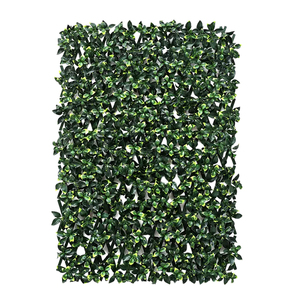 Pantalla de seto de hojas artificiales, cubierta de pared de privacidad para jardín, decoración de patio interior y exterior, proyección de valla de plantas artificiales - Product Image 4