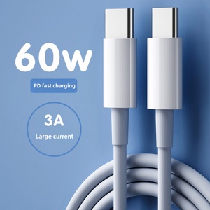 Factory Price Type C to Type C 60W Super Fast Charging <b>Cable</b> 1m 2m 3m Mobile Phone <b>Data</b> <b>Cable</b> - Product Image 4