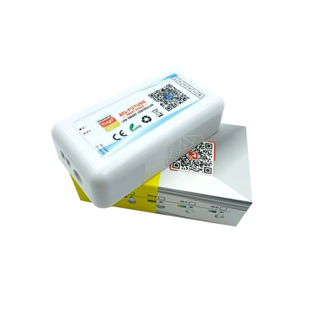Intelligent WIFI controller LED 5 channel voice light strip controller RGBCW dimming controller