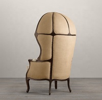 2024 chaise rembourrée Antique en bois massif Patchwork couleur mode loisirs chaise longue/chaise cage à oiseaux en fibre de verre