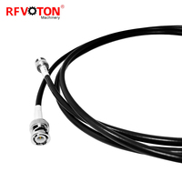 Connecteur BNC mâle-mâle 50 ohms pour câbles RG316, RG174, RG58, RG223, analyseur d'antenne, caméra de sécurité CCTV, câble radio CB