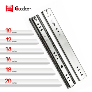 Goodcen hiện đại đầy đủ mở rộng Kính thiên văn ngăn kéo trượt mềm đóng kênh trượt nhiệm vụ nặng nề nhà bếp đường sắt - Product Image 4