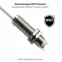 Sensor de Proximidad Magnético de 10 mm, NPN PNP, Salida de 10-30 V, IP67, 3 Cables, Fabricante