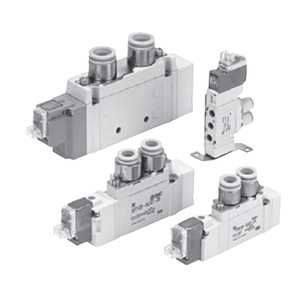 Vanne solénoïde 5 voies SMC SY5120-5DD-01, commande électronique manuelle de l'air - Product Image 4