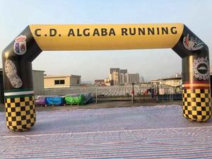 Arco inflable del fabricante, venta al por mayor, arco gigante personalizado promocional, arco inflable para correr para eventos - Product Image 3