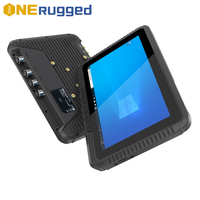 Tablet Robusta para Vehículos ODM de 8 Pulgadas, Windows 10/11, 4G LTE, GPS, Navegación, IP65 Impermeable, RS232, DB9, LAN, CAN Bus, Uso Industrial en Exteriores