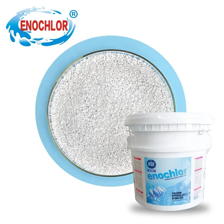 Fabrication de grane chlore NSF, poudre blanchissante, 65% à 70% de Calcium, processus au Calcium